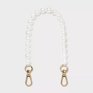 Handheld Mini Handbag Strap - A New Day™ White